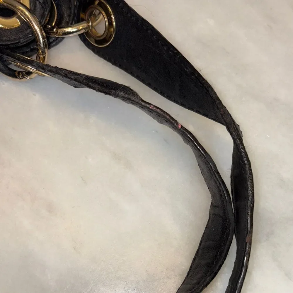 Michael Kors Bag Purse Handbag Leather Ludlow Drawstring Hobo Shoulder Bag